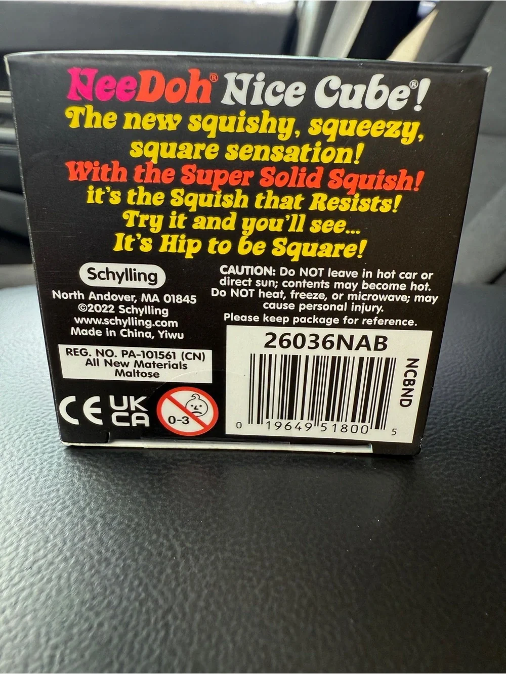 NeeDoh Nice Cube Super Solid Squish - Blue (Set of 2) Brand New unopened box